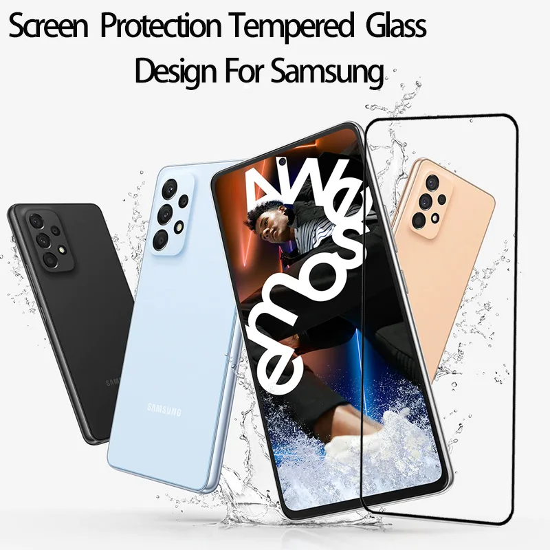 KIPNTOV Screen Protector for Samsung A 54 A34 A73 A 53 A13 A33 A52 A52S A72  A32 a53 5g glass protection galaxy a54 accesorios Glass protectors for  samsung a53 mica samsung a54 - AliExpress