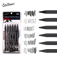 Wood Free Graphite Sketching Carbon Pencil Set for Art Students Drawing Charcoal Pencil Solid Wholesale 1
