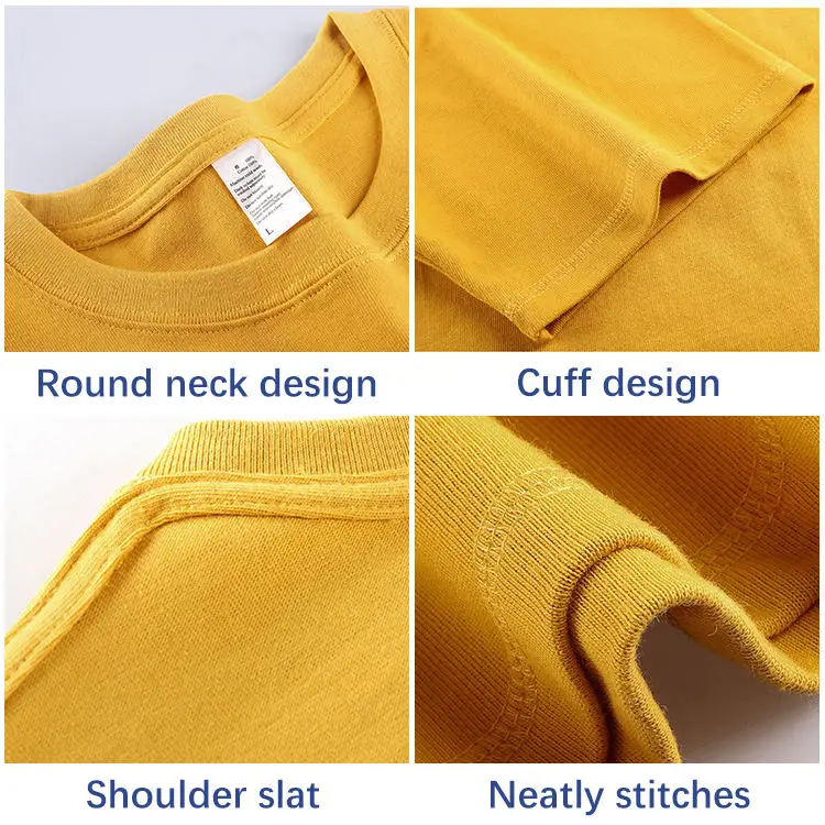 Custom Print 100% Cotton Fabric Streetwear Plain T-shirt High Quality Round Neck Blank Men's T Shirt Manufacturer