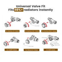 GIRIER Tuya WiFi6 Smart Thermostatic Radiator Valve Heating Thermostat Actuator for Temperature Control Support Alexa Hey Google 5