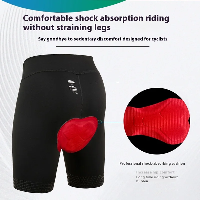 Cycling Shorts High Elasticity Shorts Women Breathable Cycling Clothes for Women Summer Bicycle Pants with Padding 5