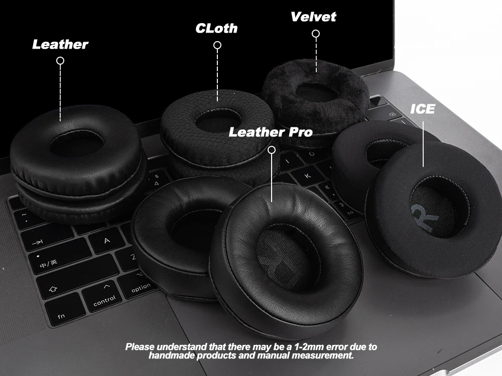 Premium Replacement Earphone Pads - Soft Mesh Memory Foam Protein Earpads Earmuffs