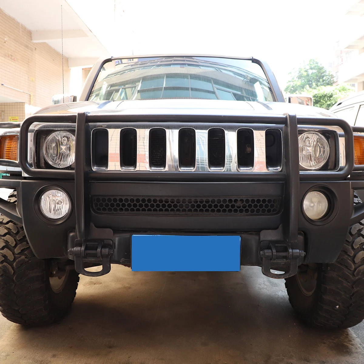 For Hummer H3 2005-2009 Abs Bright/matte Black Car Front Fog Light Frame  Lamp Ring Cover Trim Sticker Car Accessories Interior Mouldings  AliExpress