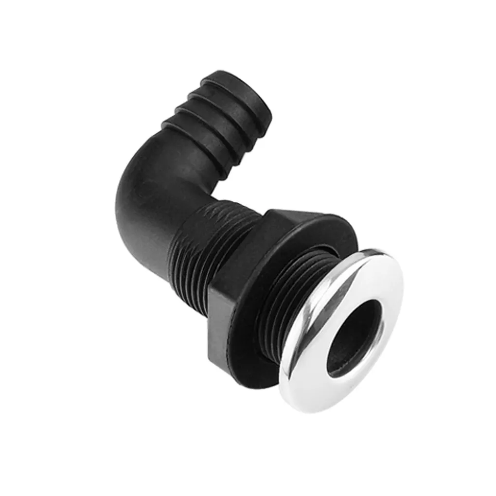 Scupper 90 Degree Connector Nylon Coupling Outlet Vent Aerator Accessories Boats Marine Sail Hardware 20mm Elbow