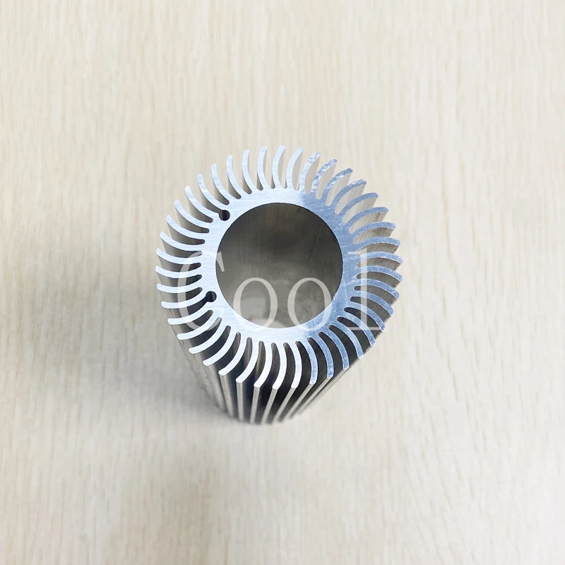 50*26*100mm High Power Electronic Led Radiator Sunflower Type Radiator Lighting Heat Dissipation Aluminum Round