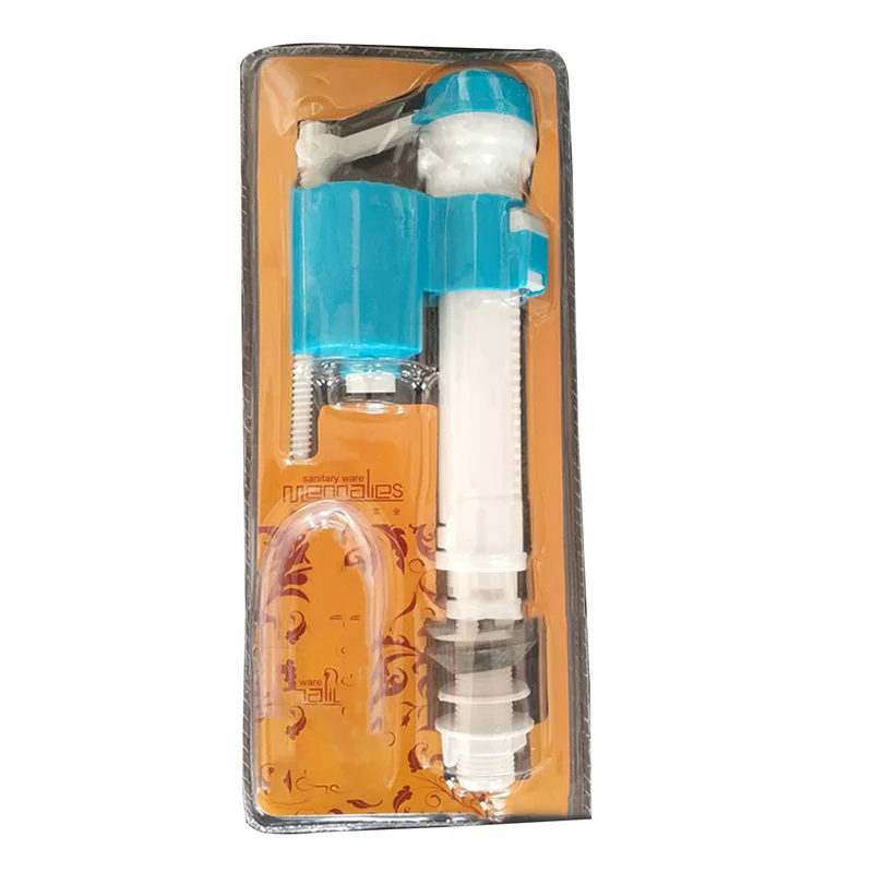 Toilet Water Tank Fittings Inlet Valve Outlet Fill Valve Dual Flush Set Float Blister Universal Accessories