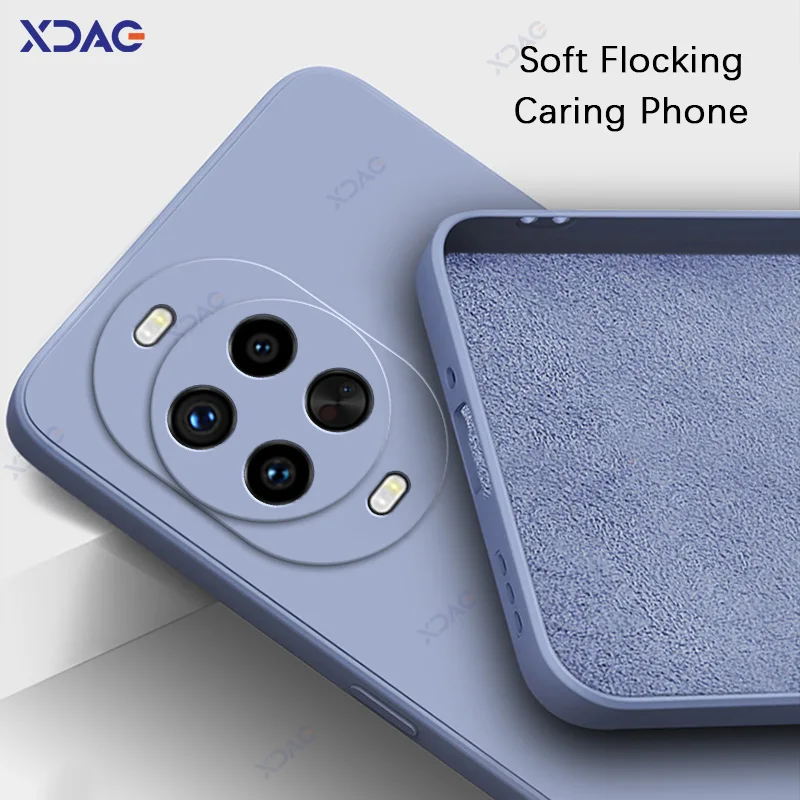 Luxury Soft Silicone Waterproof Mobile Phone Case - Premium Square Design