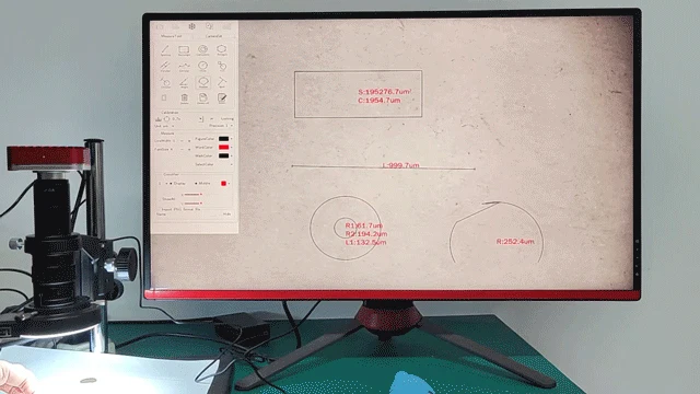 Lapsun 2025 1/1.8인치 IMX678 60FPS COMS 4K HDMI UVC 산업용 현미경 카메라 USB 마우스 조작 측정 기능 포함