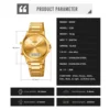 SKMEI 2120 Sport Watches Mens Waterproof Alarm Wristwatches Clock reloj hombre 3 Time Back Light Display Digital Chrono Watch 6