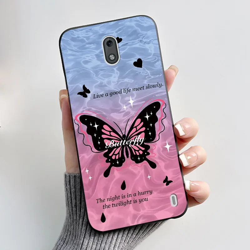 Aesthetic Cute Cat Shockproof Black Slim Phone Case - Soft TPU Silicone Back Cover