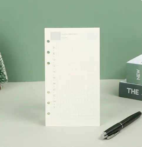 45 Sheets A5 A6 A7 Loose Leaf Notebook Refill Spiral Binder Inner Page Line Blank craft  Grid Inside Paper Stationery - Image 31