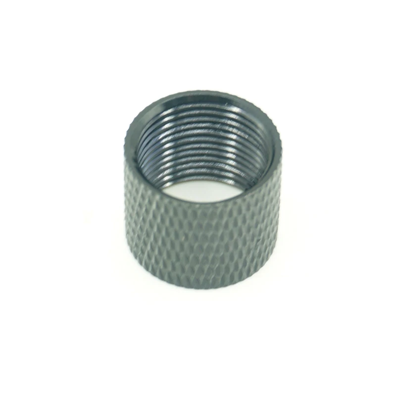 M14x1 RH Aluminum 14mm CW Threaded Cap Fastener 1911 Gen4 14mm Right Thread Protector Black 3