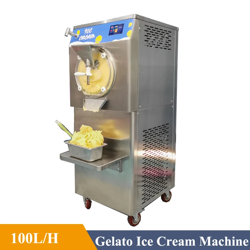 100L/H Professional Commercial Hard Ice cream Making Machine With Touch Screen For Gelato Ice Cream 2