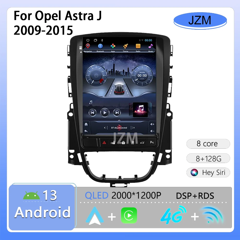 

JZM For Opel Astra J Vauxhall Buick Verano 2009-2015 Android 9.7 Inch Car Radio Multimedia PlayerDVD Carplay GPS 4G Wifi Stereo