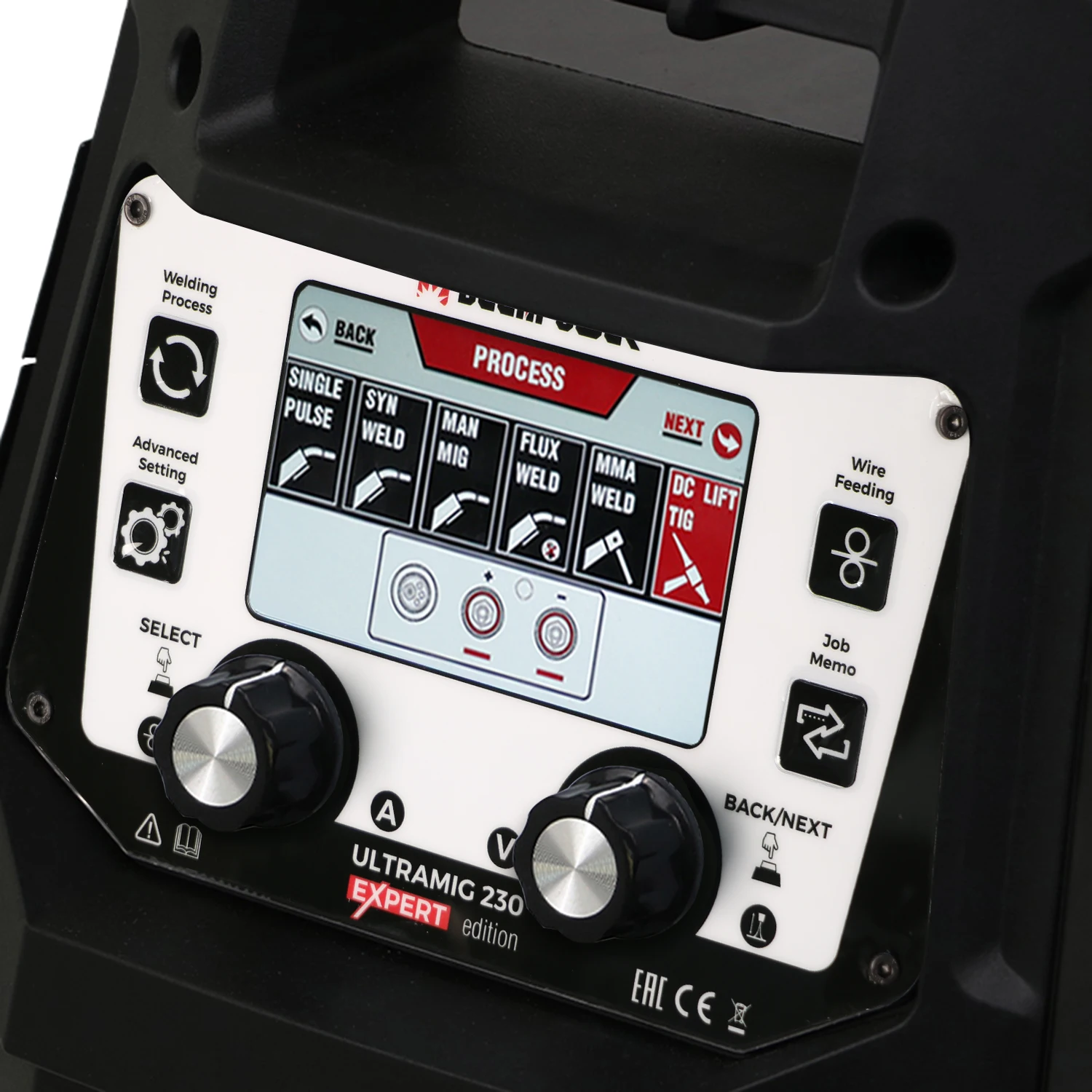 Decapower Ultramig Expert 230A Doppio Impulso Semi-Automatico Saldatrice Mig Mag Mma Lift Tig Gas Senza Saldatrice A Gas