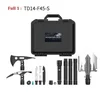 Multipurpose Military Shovel for Outdoor Survival Multipurpose Axe Pickaxe Shovel Compass & Flashlight Outdoor Camping Tools Set 1