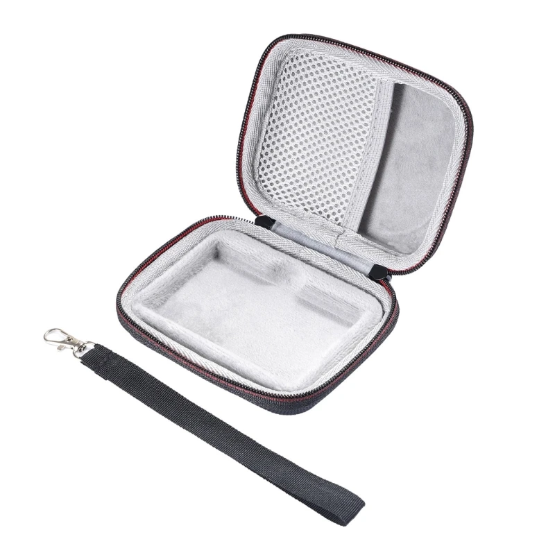 

Delicate Carrying Case for T9 Hard Bag Box Protective Cover SSD Double Zipper Enclosure Shells Bag Handle Strap