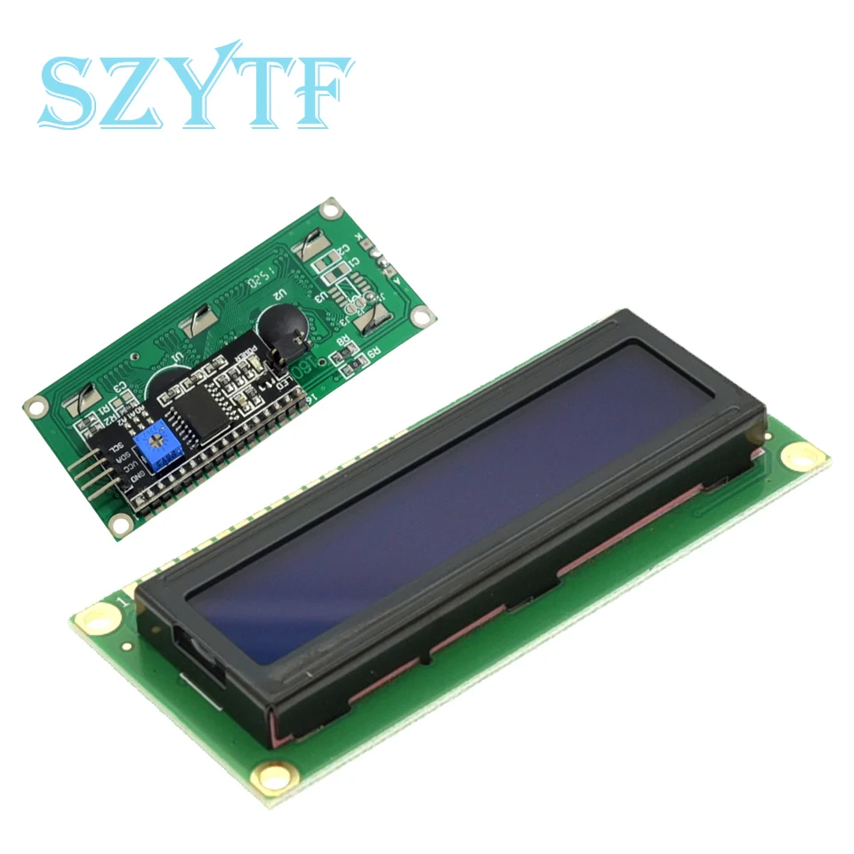 LCD1602 I2C Display Module 5V PCF8574 IIC Adapter Blue Green Screen For Arduino