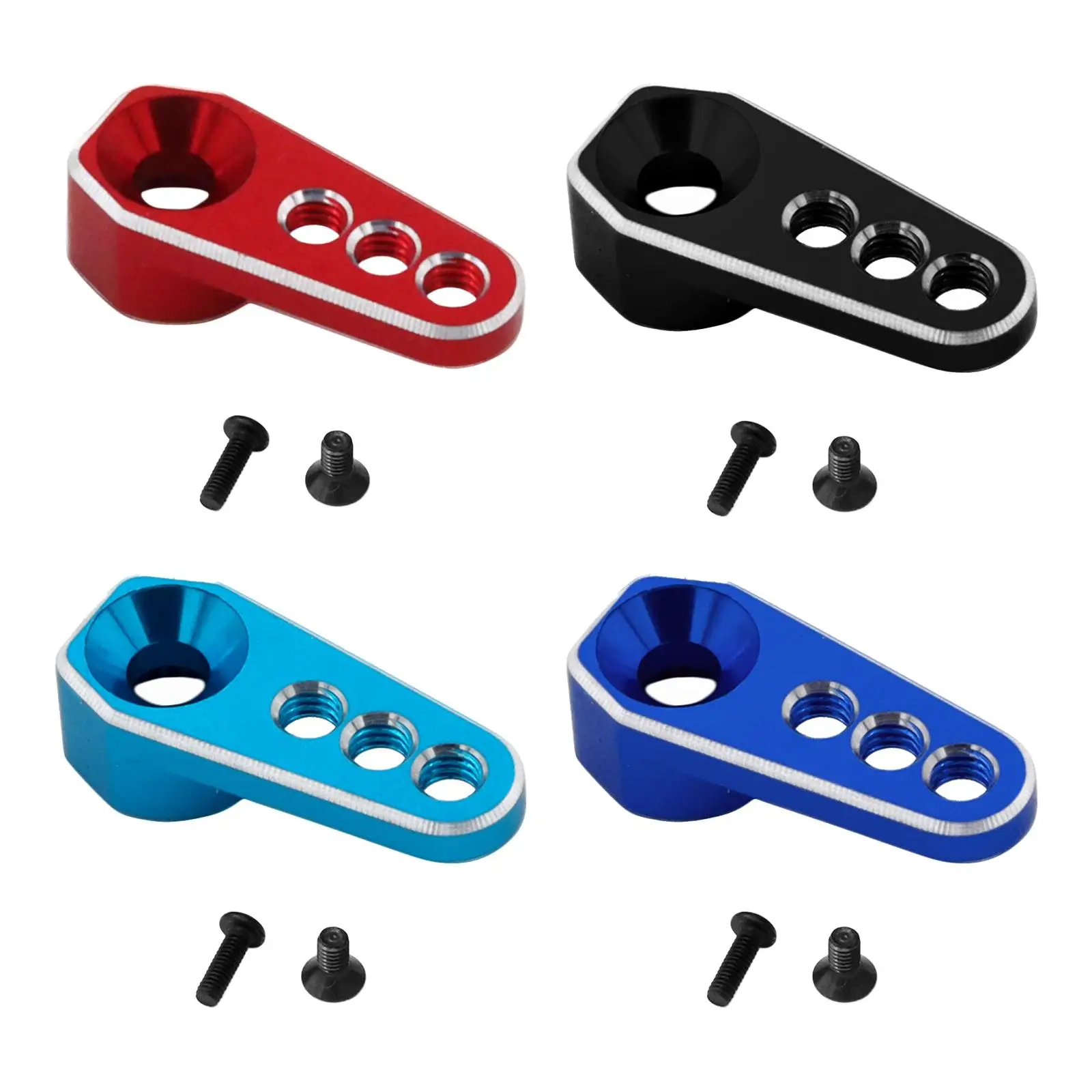 

25T Aluminum Servo Horns Steering Arm Server Rocker 1/18 Spare Parts for 2065T Crawler Vehicles RC Hobby Car DIY Accessories