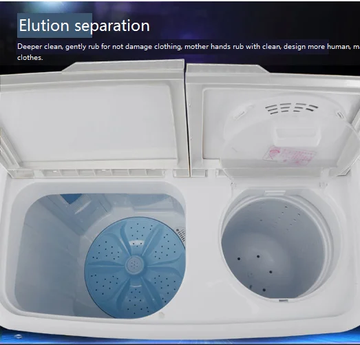 10-15kg Semi-automatic Home Washing Machine Large Capacity Double Cylinder Double Cylinder Bar Old Dormitory Small 4