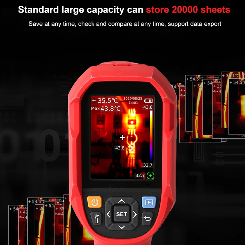 UNI-T UTI220B Thermische Imager 200x150 Pixel Thermische Imaging Kamera Für Reparatur Tragbare USB Typ C Infrarot Thermometer