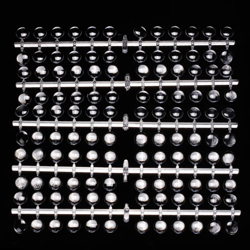 120 dots/Set UV Gel Polnisch Farbe Display Tisch Polka Dot Farbe Karte Nagel Display Board Runde Bean Swatches salon Zeigt Regal * & – Detail 6