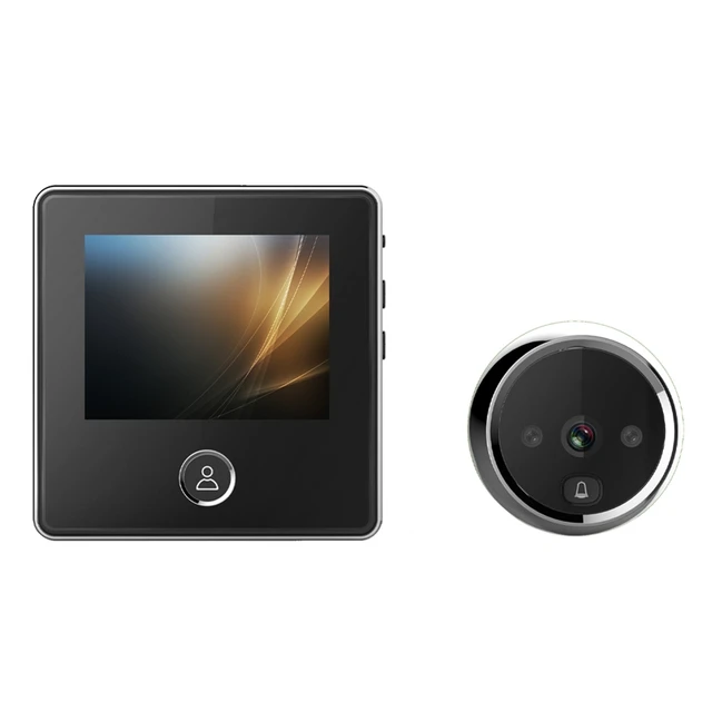 Hot 3C-LCD Screen Electronic Door Viewer Bell IR Night Door Camera Photo Recording Digital Door Viewer Smart Peephole Doorbell 1