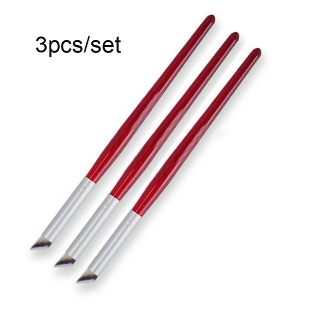 Acrylic French Stripe Nail Art Liner Brush Set 3D Tips Manicuring Ultra-thin Line Drawing Pen UV Gel Brushes Painting Tools