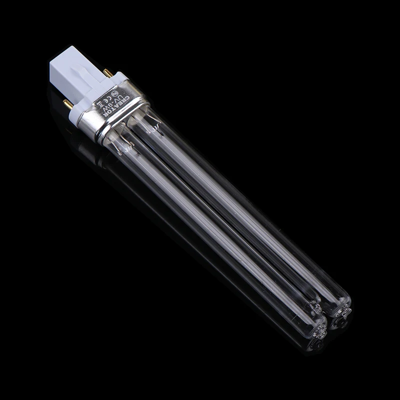 UV Curing Lamp UV Disinfection Lamp UV Sterilization Lamp 1pc 9w Replacement UV Lamp Bulb Spare Tube For Hw-303b 304b 404b Jup-01 Uv Canister Filter Cf400uv Cf500uv G23 2 Pin