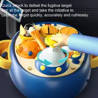 Whack Attack Arcade Rotating Fish Board Game Fun Educational Toys With Multi-Player Mode For Toddler Kid 2