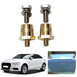 Car Battery Terminal Pair Brass Battery Poles Adapter 6/8mm Thread SimpleInstall