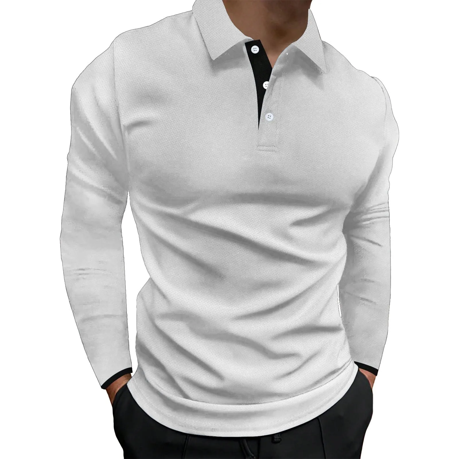 Men'S Summer Printed Collar Men's T Shirt Man Shirts Men's Short Sleeve Shirt Long Sleeve T Men Large Tall Mens Shirts