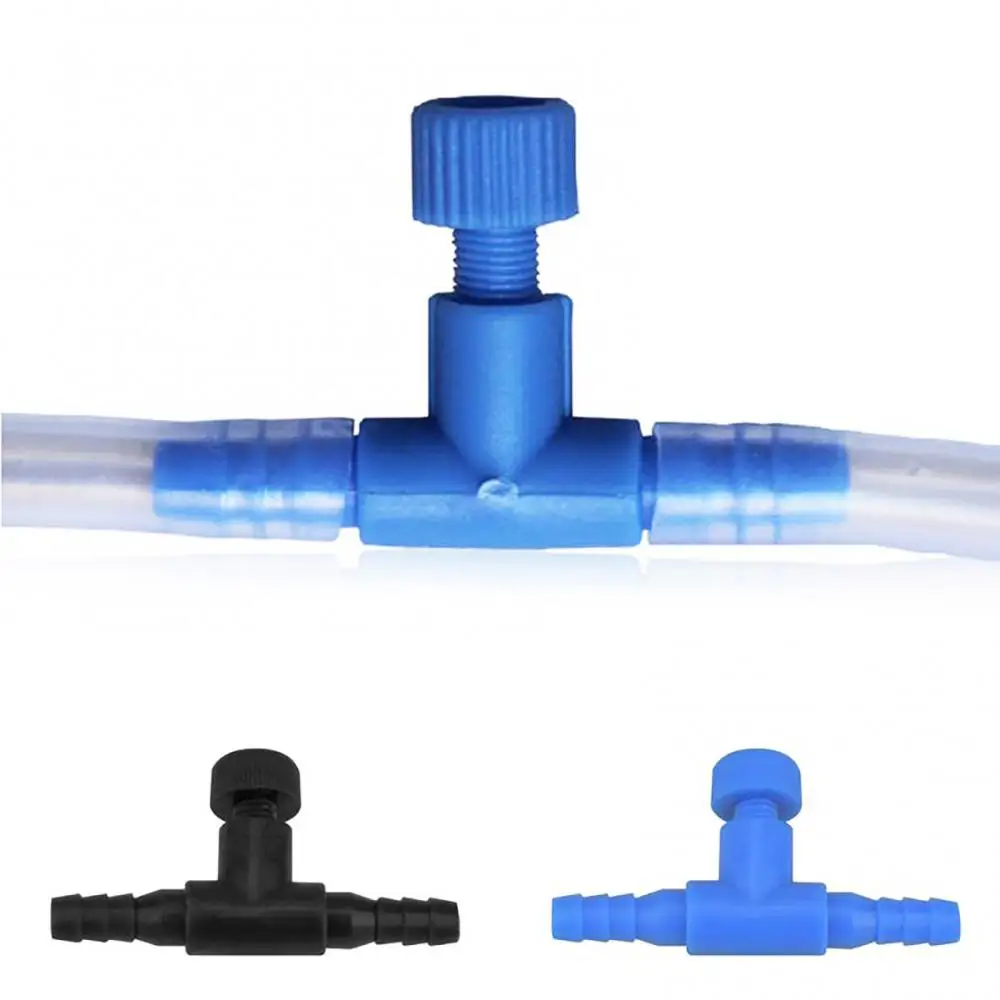 

T Shape 2 Way Air Volume Regulating Valve Fish Tank Oxygen Pump Aquarium Supply Pet Accessories