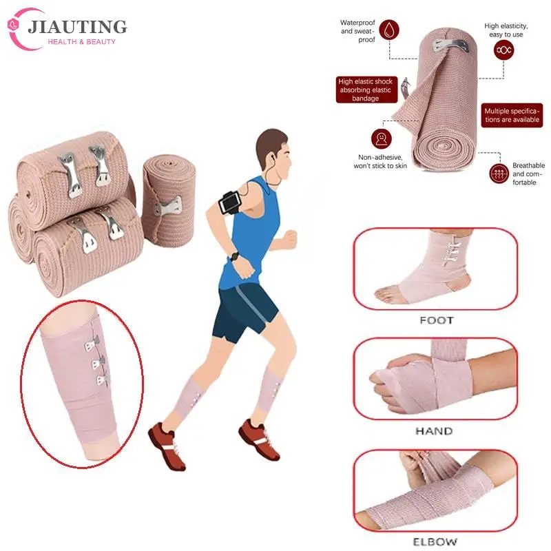 

1Roll Hand Foot Brace High Elastic Bandage Elastic Band Sports Bandage Tourniquet Basketball Ankle And Knee Protection Bandage