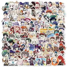 

100 popular game genshin impact stickers Wendy Clyde Diona character hand account clock Li Lei Ze decoration stickers