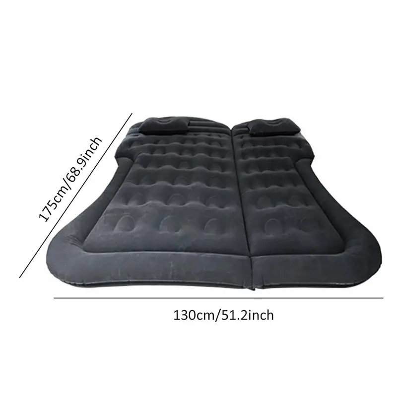 Camping Mattress For Car Sleeping Bed Travel Inflatable Mattress Air Bed For Car Universal SUV Extended With Two Air Pillows