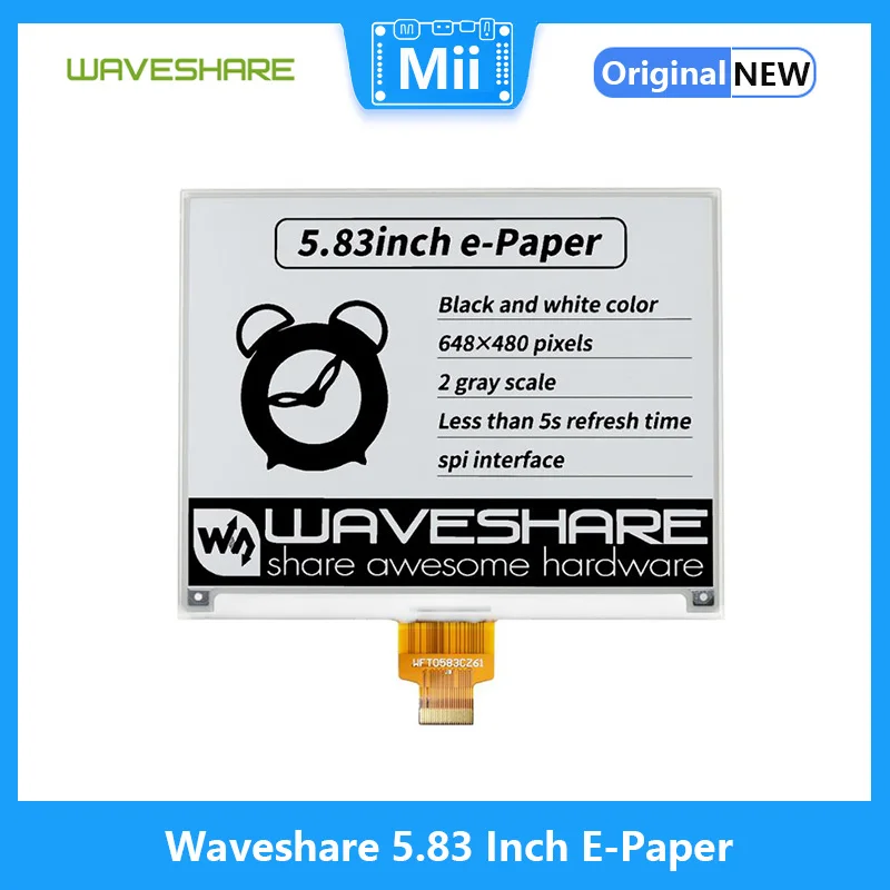 exposicao-crua-do-waveshare-e-paper-preto-e-branco-relacao-de-spi-nenhum-pwb-583-dentro-648-×-480-pixeis