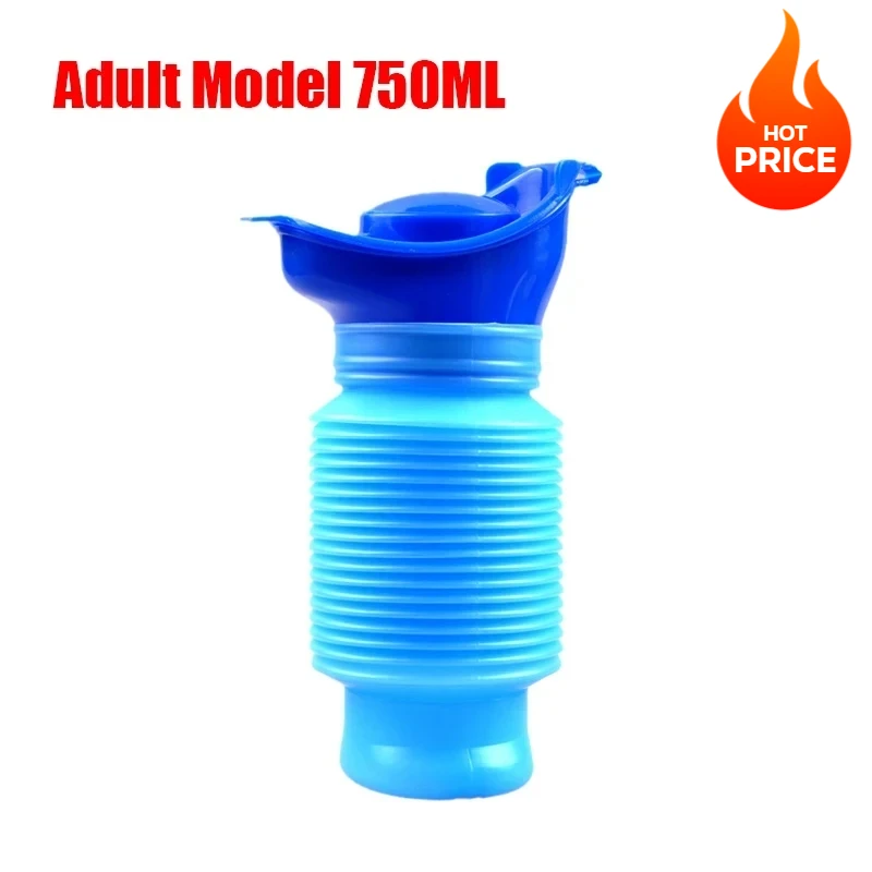 Portable Outdoor Urinal Bucket Reusable Leak-Proof Emergency Urine Container for Travelers and Campers