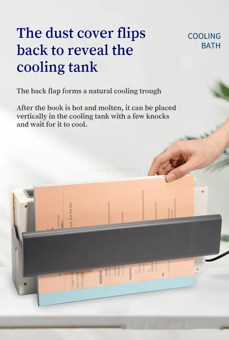 Máquina de encadernação automática Hot Melt, cola