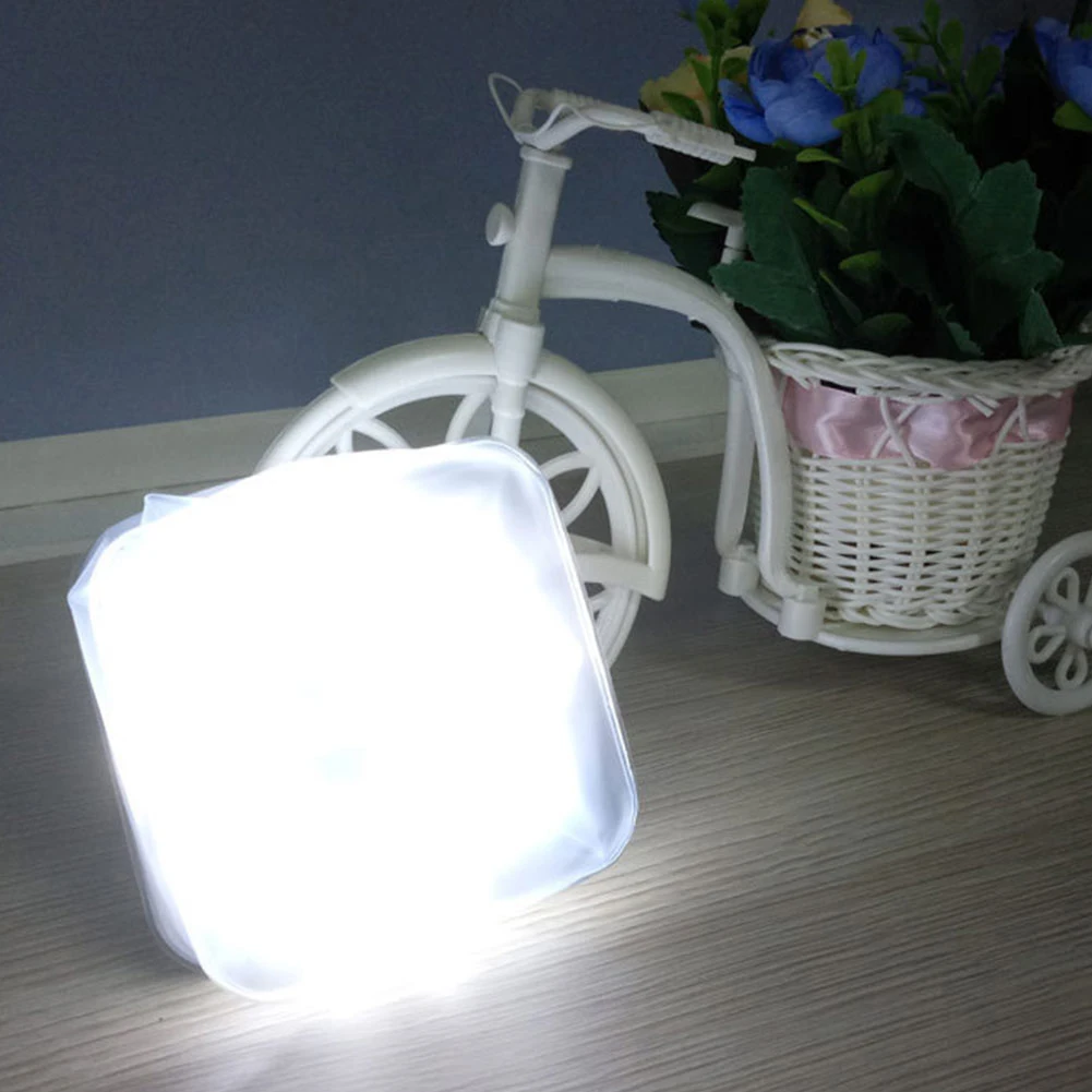 Camping Lamp Inflatable Solar Lamp Folding Solar LED Light Waterproof Outdoor Travel Emergency Camping Light Built In 1000mah Battery 10leds