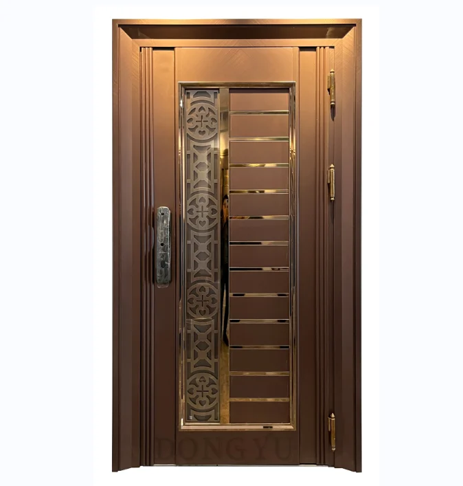 soundproof main entrance outdoor Fast Door security stainless steel wholesale door 5