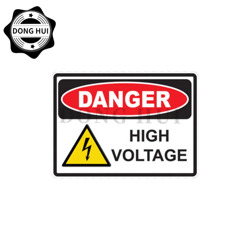

Danger High Voltage Aliauto Warning Car Sticker Mug Guitar Laptop Camper Motocross Skateboard Phone Suitcase Decal
