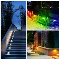 1-8Pack solaire pont lumières extérieur étanche solaire LED lumières jardin décor lumière du soleil pour escaliers garde-corps cour voie éclairage 6