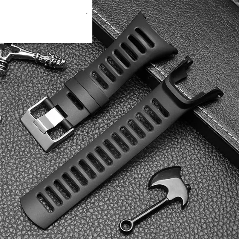 SCHIK For SUUNTO Ambit 1 2 3 2R 2S 24mm Watch Rubber Band Screwdriver Watch Accessories
