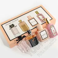 Vendre bien Parfum Femme 120ml Feminino Parfums De Mujer Floral Parfum Spray réalisation Parfum Pour Femme coffret cadeau 4 pièces ensemble 5