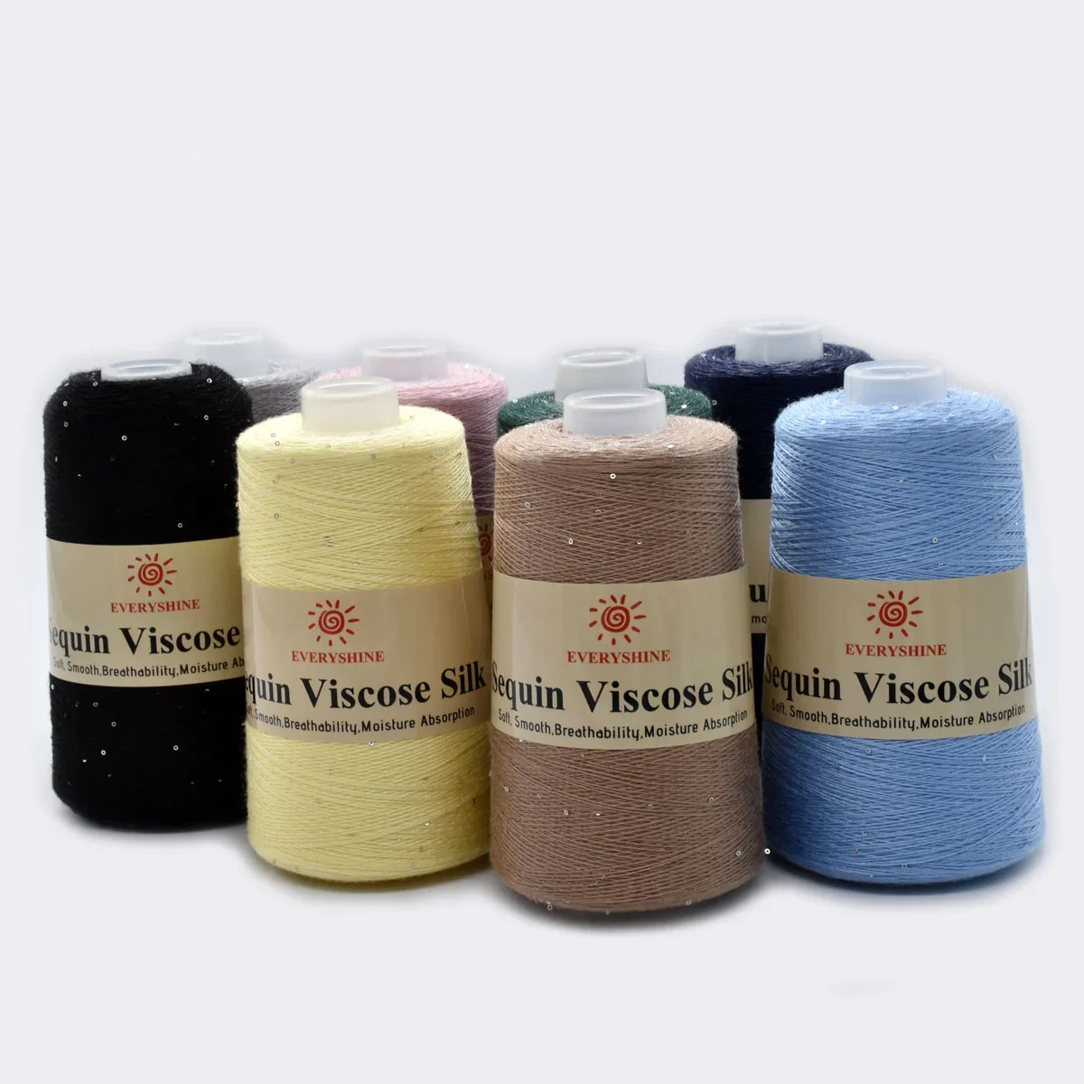 Shiny Sequin Sequin Yarn For Knitting 100gIce Silk Mercerized Wool Thin  Thread Hand Needlework Line Y211129 From Mengqiqi05, $7.6