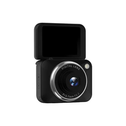 4K Flip - Design Compact Digital Camera - Portable Selfie Camera with HD Photos for Beginners, Perfect Gift Edition (Black)
