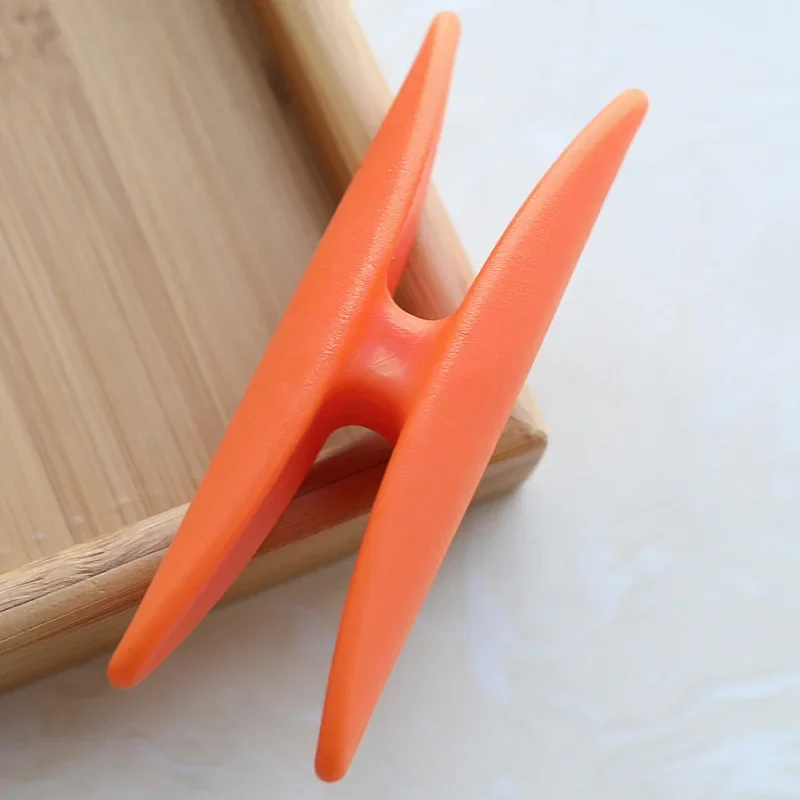 1Pc Color H-shaped Shopping Bag Plastic Handle Portable Supermarket Shopping Buy Vegetables Anti-wear Hand Bag Carrier Clip shopping handle protector