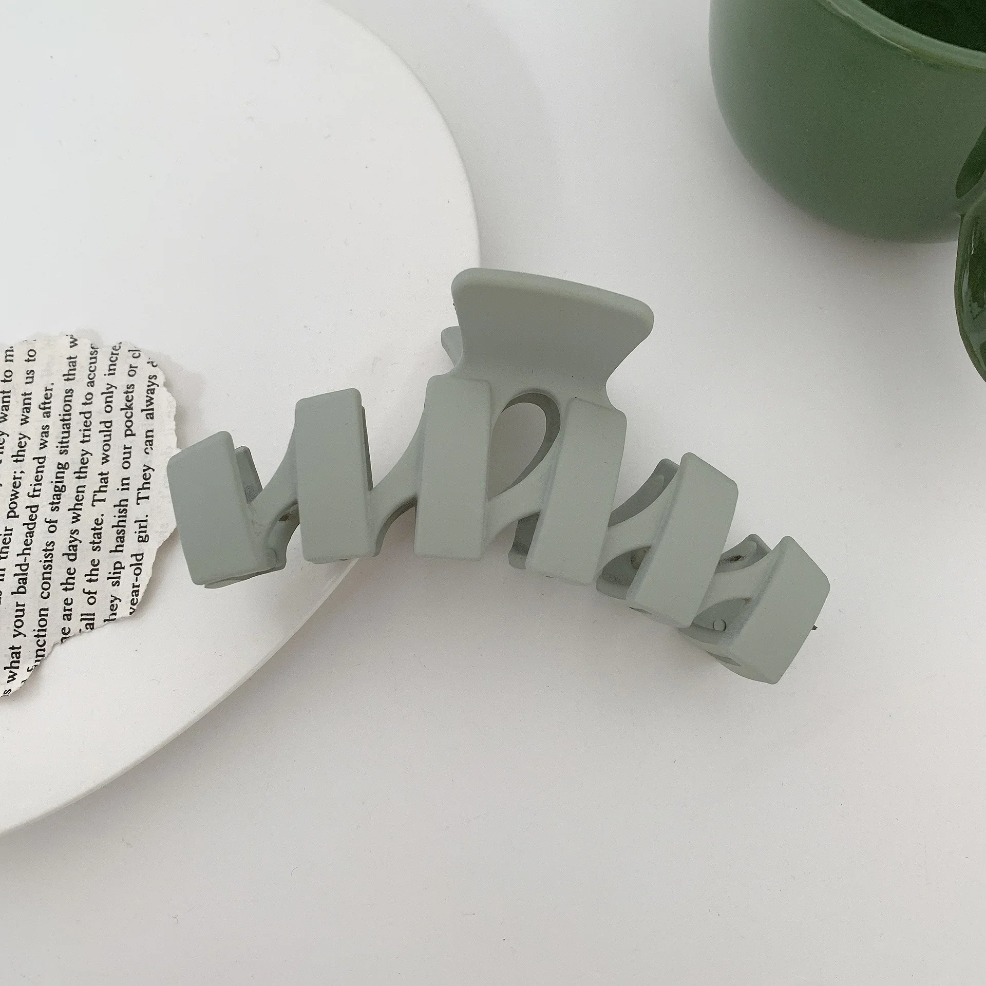 Заколка для волос в виде крупной акулы, Винтажная заколка-краб для ...