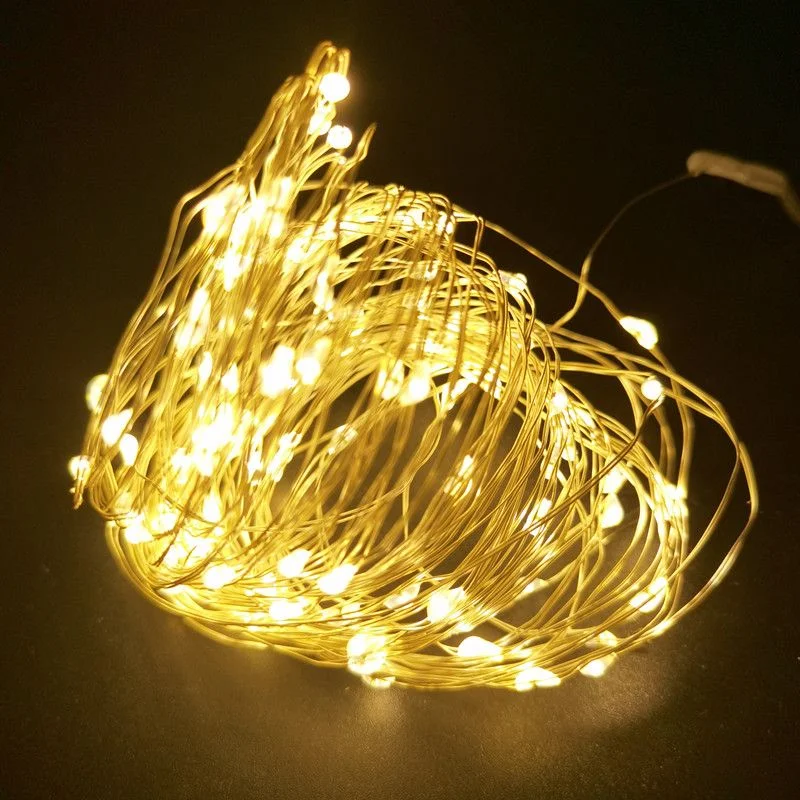 

10M Home Decor Holiday Lighting LED Garland Fairy Lights Strings Copper Wire Light for Christmas Wedding Party Garden Decoration